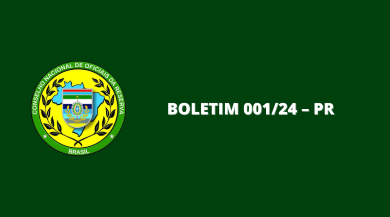 BOLETIM 001/24 – PR