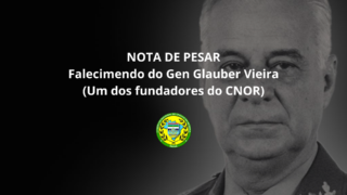 NOTA DE PESAR PELO FALECIMENTO DO GENERAL GLEUBER VIEIRA